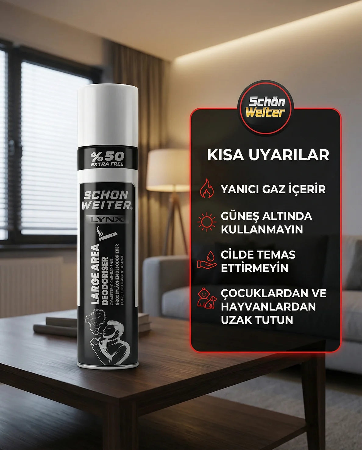 Schön Weiter Vehicle Auto Large Area Fragrance 750 ml – Geheimformel, die Zigaretten- und Zigarrengeruch beseitigt