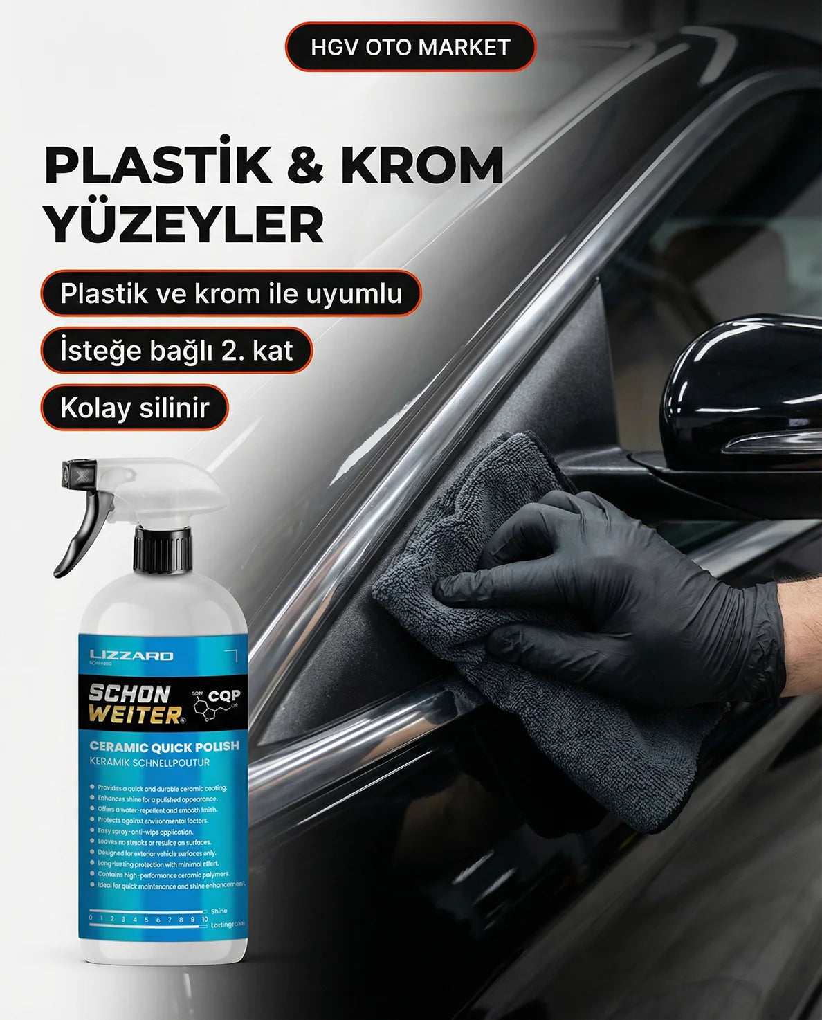 Schön Weiter Fahrzeug Auto Keramik Schnellpolierspray 500 ml (LIZZARD)