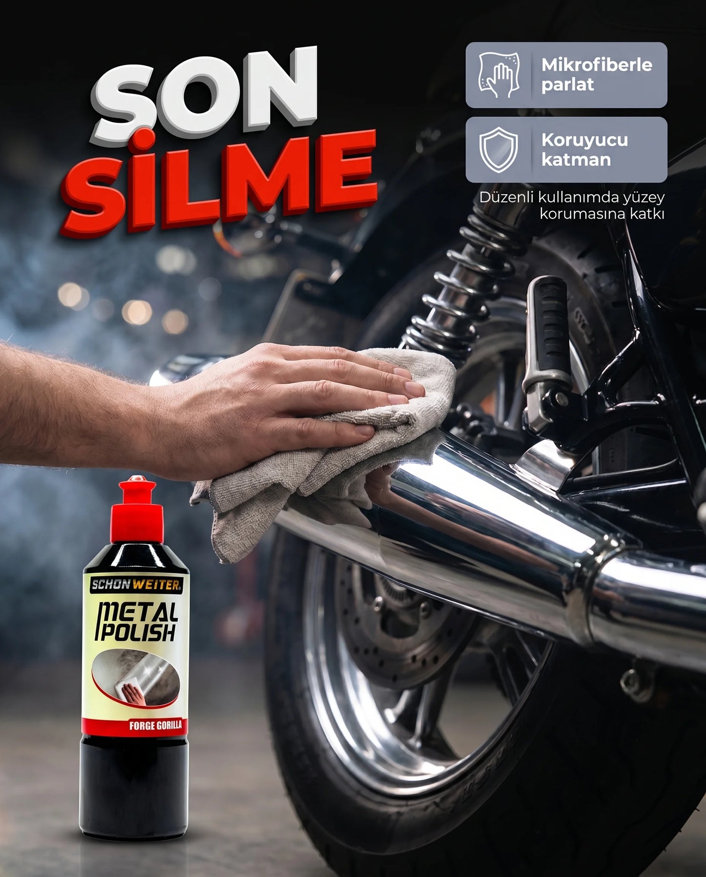 Schön Weiter Fahrzeug Auto Metall Polierer 250 ml (Forge Gorilla)