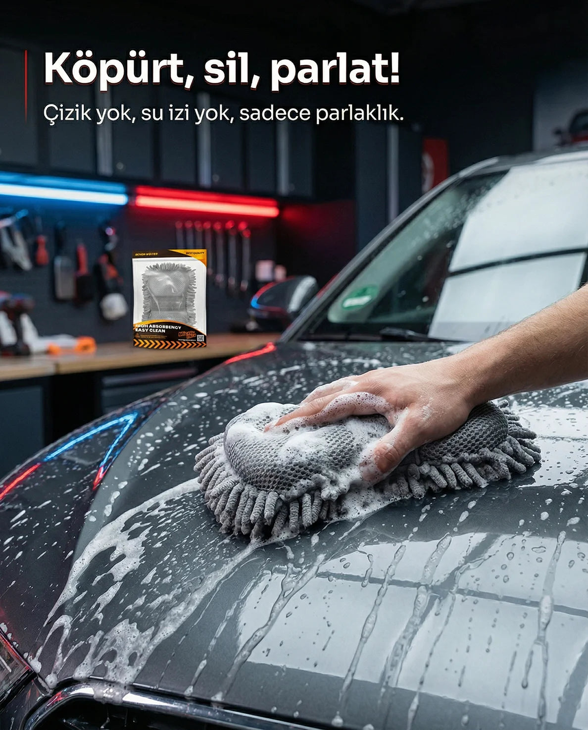 Schön Weiter Pasta-Mikrofaser-Fahrzeug-Autowaschschwamm