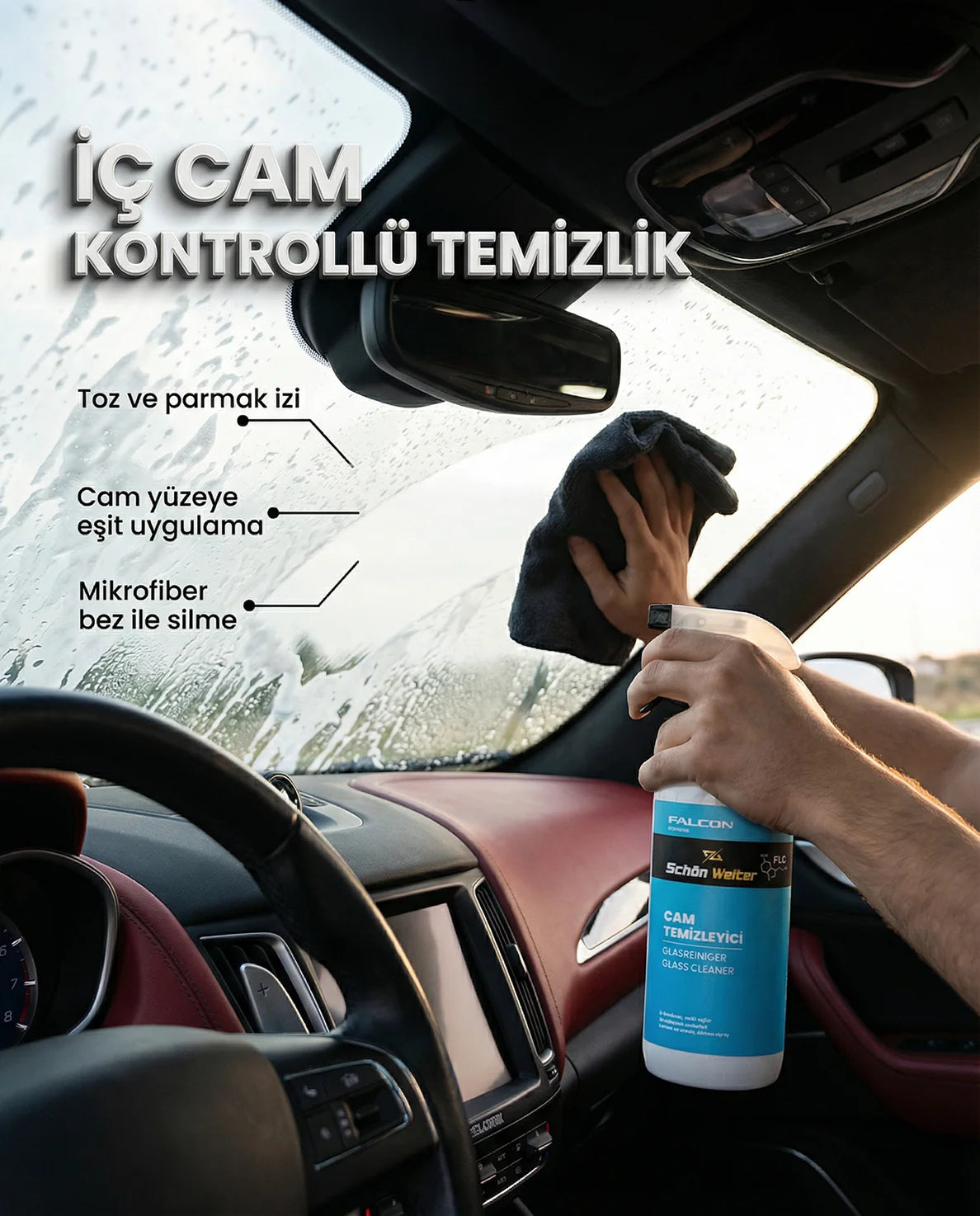 Schön Weiter Auto-Glasreiniger-Spray 500 ml (Falcon)