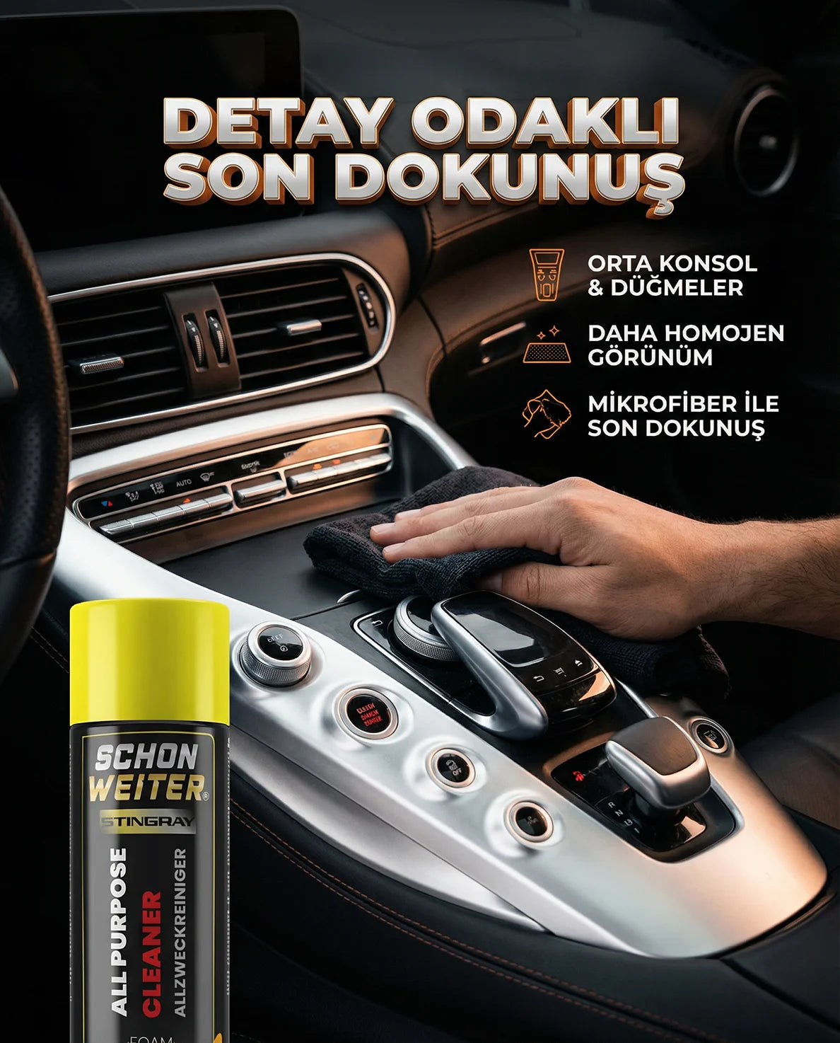 Schön Weiter Auto Fahrzeug Innenreiniger Schaum Aerosol Spray (STINGRAY) 500 ml