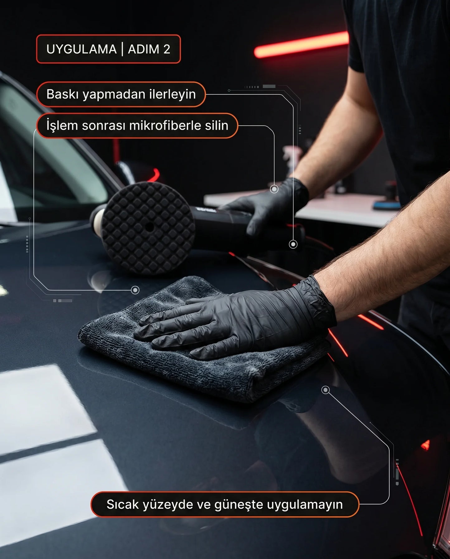 Schön Weiter Fahrzeug Auto Rotary Topcoat – Finish Scratch Remover Paste Polierschwamm Schwarz 6 Zoll – 160 mm