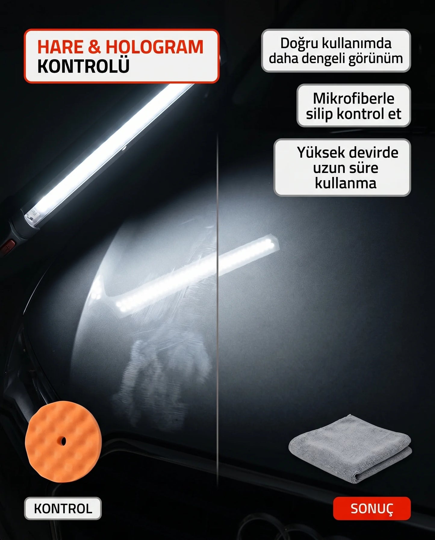 Schön Weiter Fahrzeug Auto Rotary Waffle Base – Super Finish Scratch Remover Paste Polierschwamm Orange 6 Zoll – 160 mm