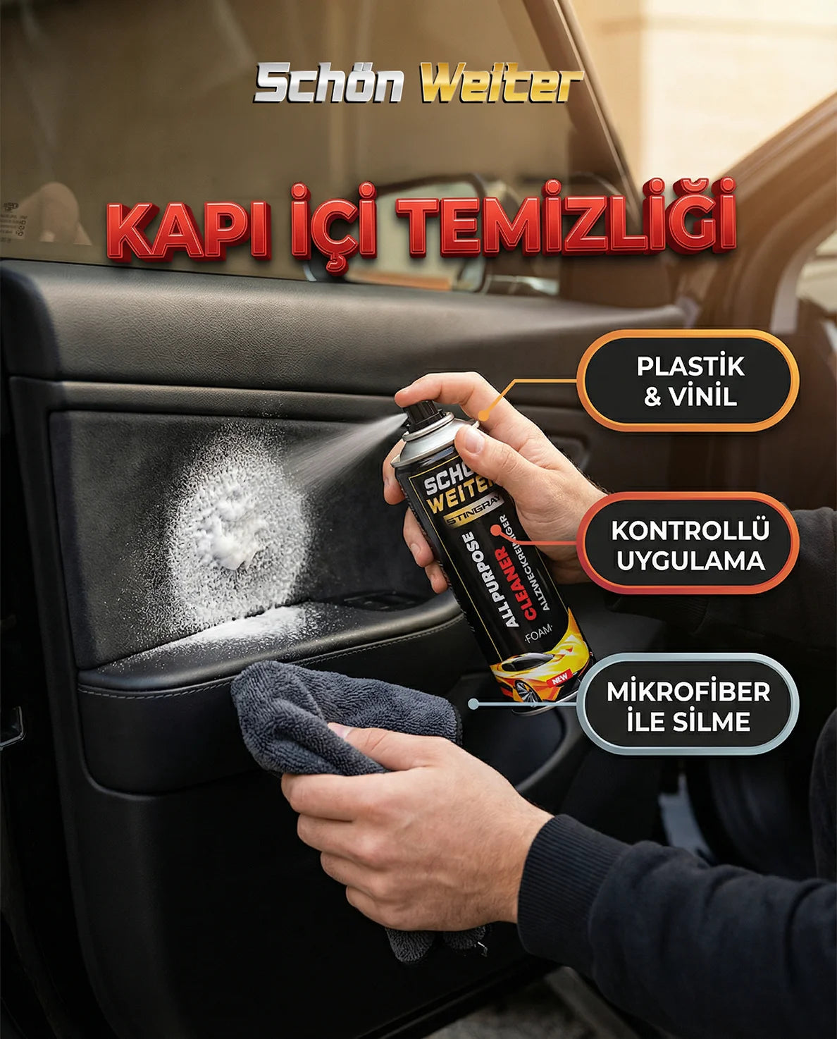 Schön Weiter Auto Fahrzeug Innenreiniger Schaum Aerosol Spray (STINGRAY) 500 ml