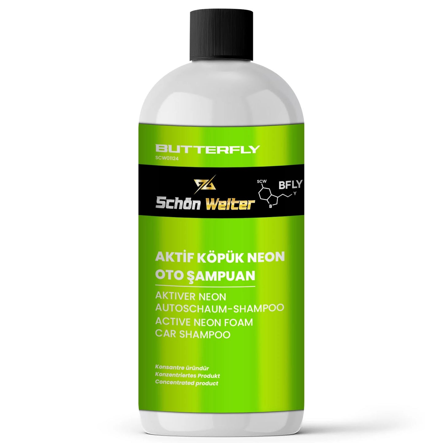 Schön Weiter Vehicle Auto Active Foam Neon Auto Shampoo 500ml (Schmetterling)