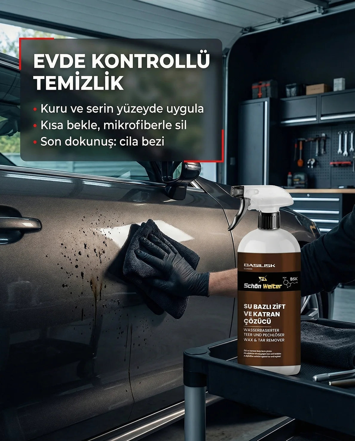 Schön Weiter Fahrzeug-Auto-Teer- und Teerentferner-Spray auf Wasserbasis, 500 ml (bedruckt)