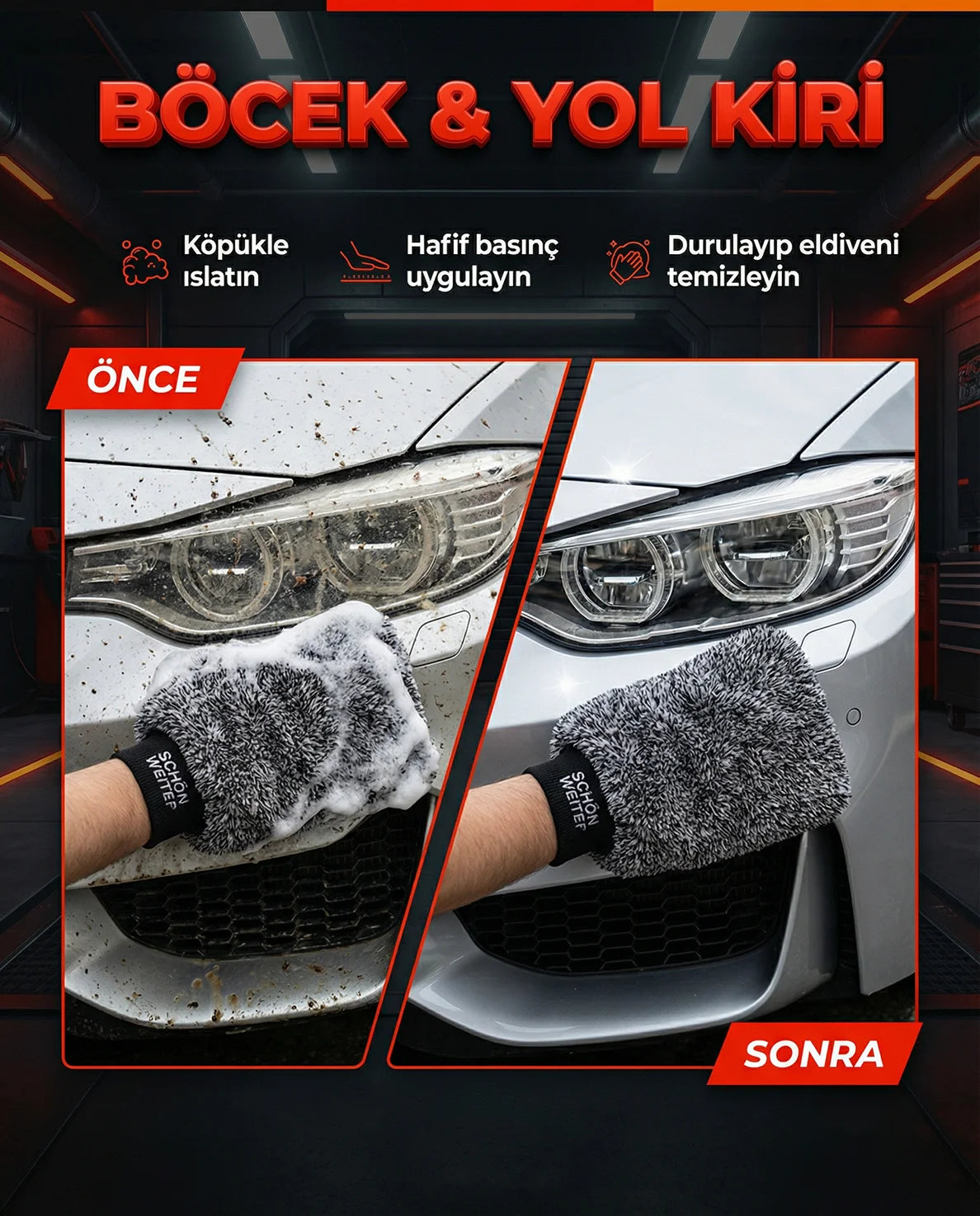 Schön weiter Plüsch-Autowaschhandschuh für Fahrzeuge