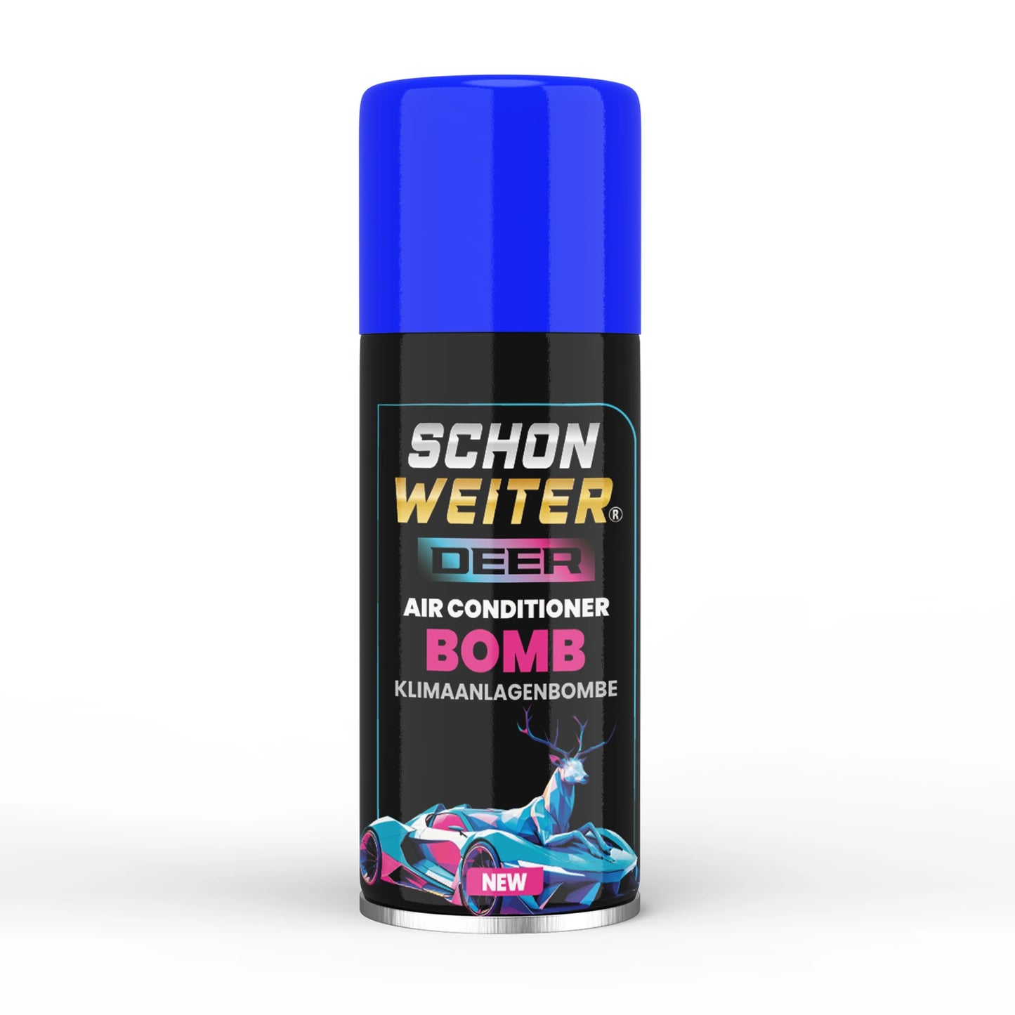 Schön Weiter Premium Fahrzeug-Auto-Klimaanlagen-Desinfektionsmittel und Klimaanlagen-Bombe, blaues Aerosol-Spray, 150 ml