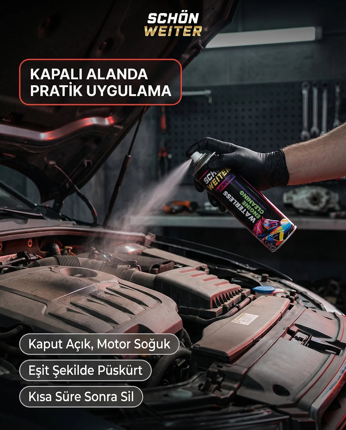Schön Weiter Fahrzeug Auto Wasserlose Motorreinigung Aerosolspray 500 ml (PFERD)