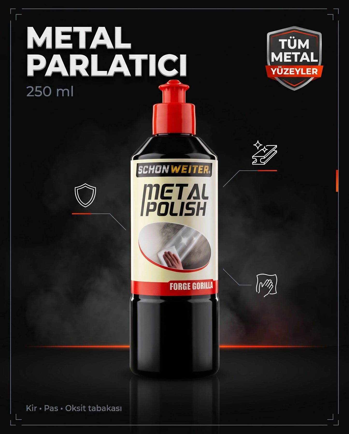 Schön Weiter Fahrzeug Auto Metall Polierer 250 ml (Forge Gorilla)