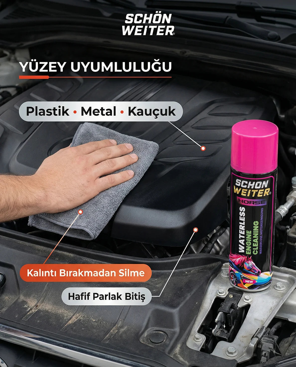 Schön Weiter Fahrzeug Auto Wasserlose Motorreinigung Aerosolspray 500 ml (PFERD)