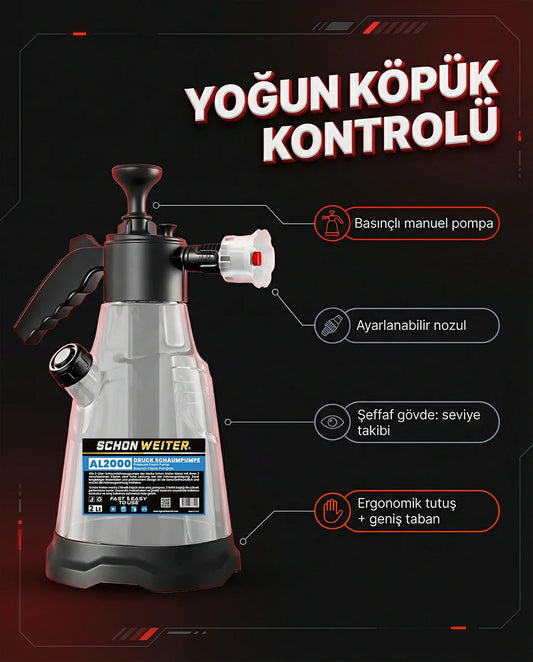 Schön Weiter AL2000 Transparente 2Lt Auto Vehicle Foaming Pump