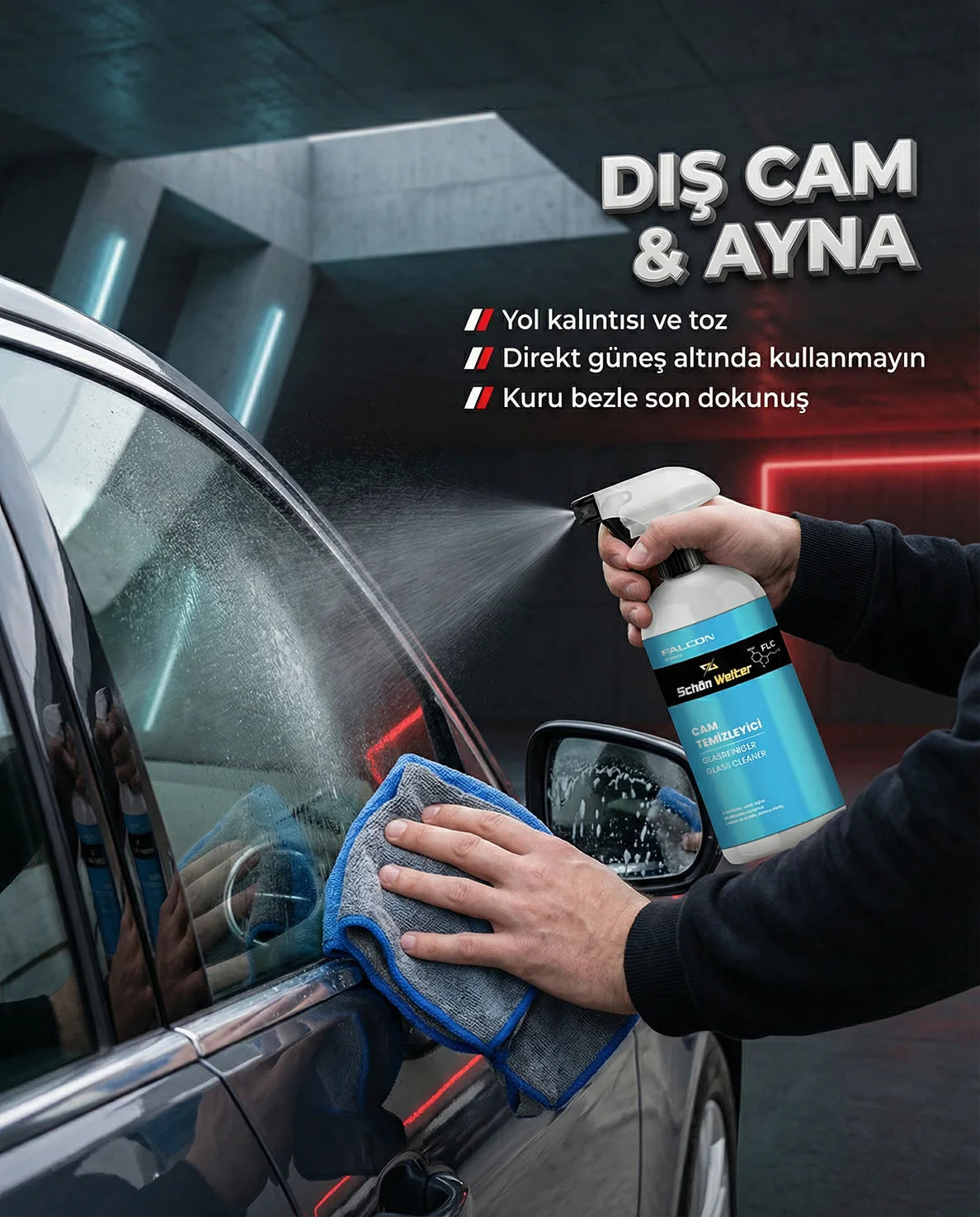Schön Weiter Auto-Glasreiniger-Spray 500 ml (Falcon)