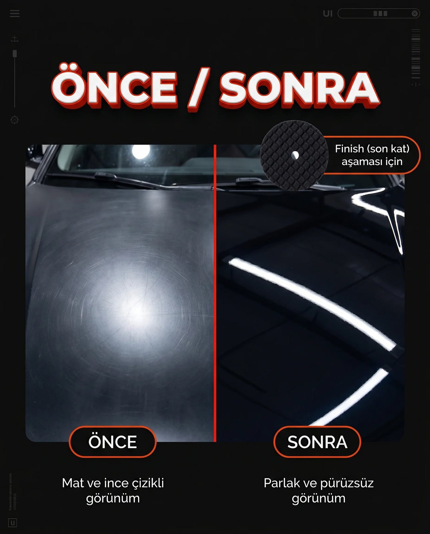 Schön Weiter Fahrzeug Auto Rotary Topcoat – Finish Scratch Remover Paste Polierschwamm Schwarz 6 Zoll – 160 mm