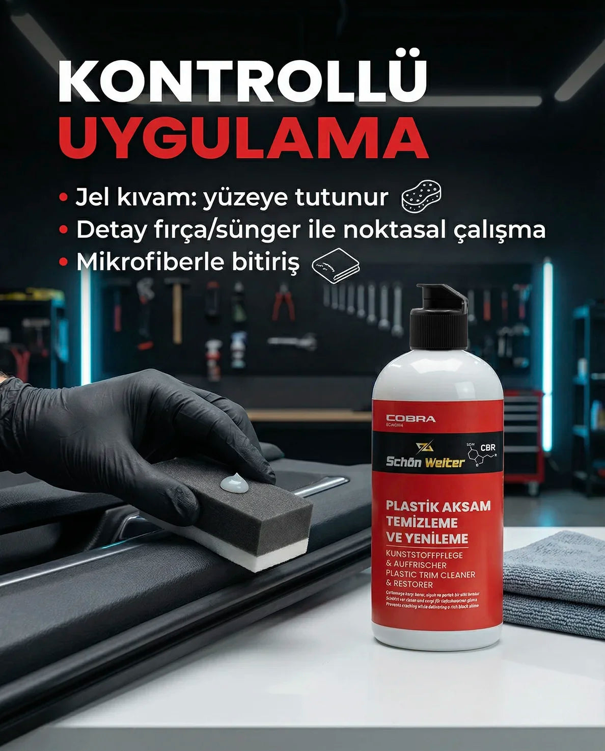 Schön Weiter Fahrzeug Auto Kunststoffteile Reinigungs- und Erneuerungsgel 500 ml (Cobra)