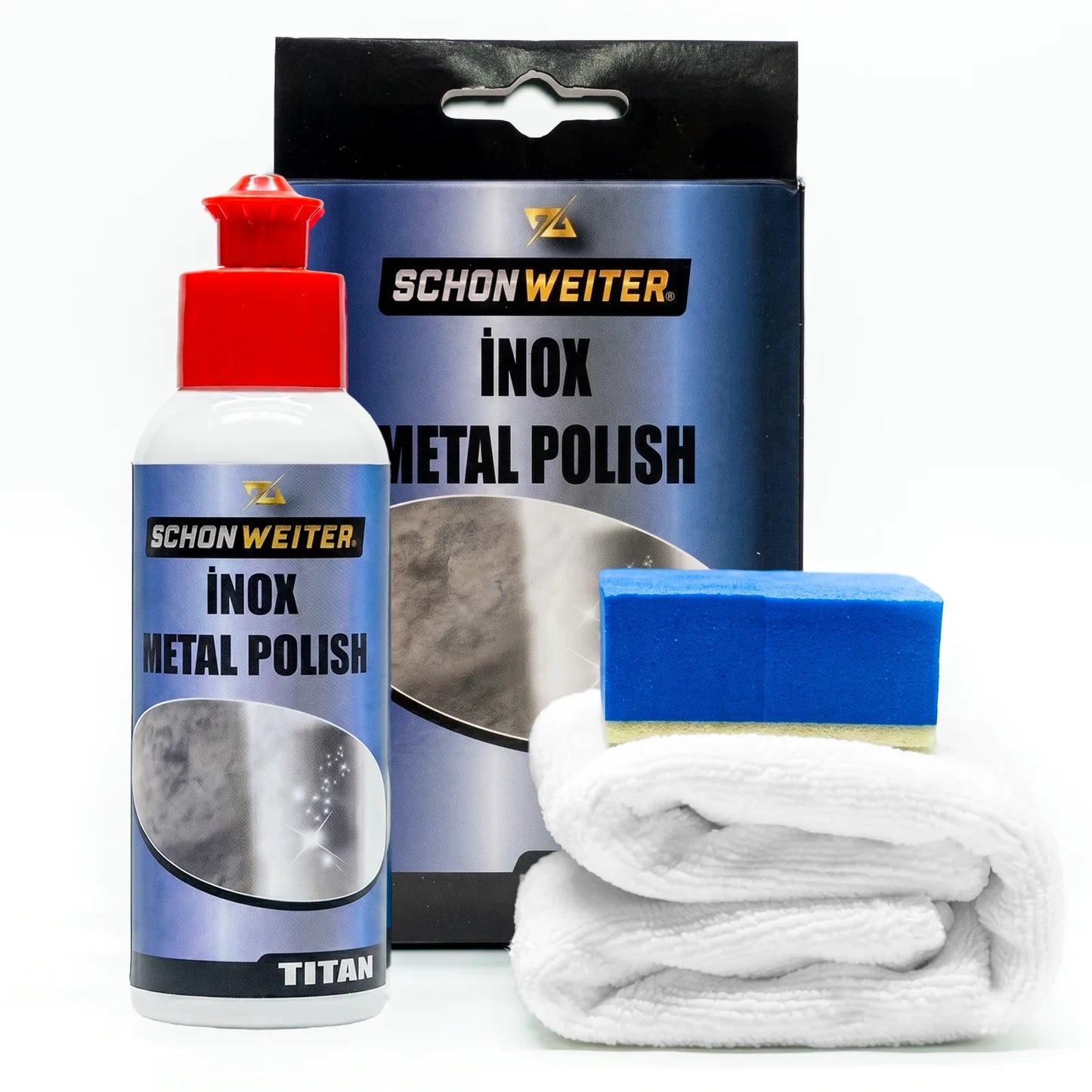 Schön Weiter Fahrzeug Auto Metall Polierset 100 ml (TITAN)