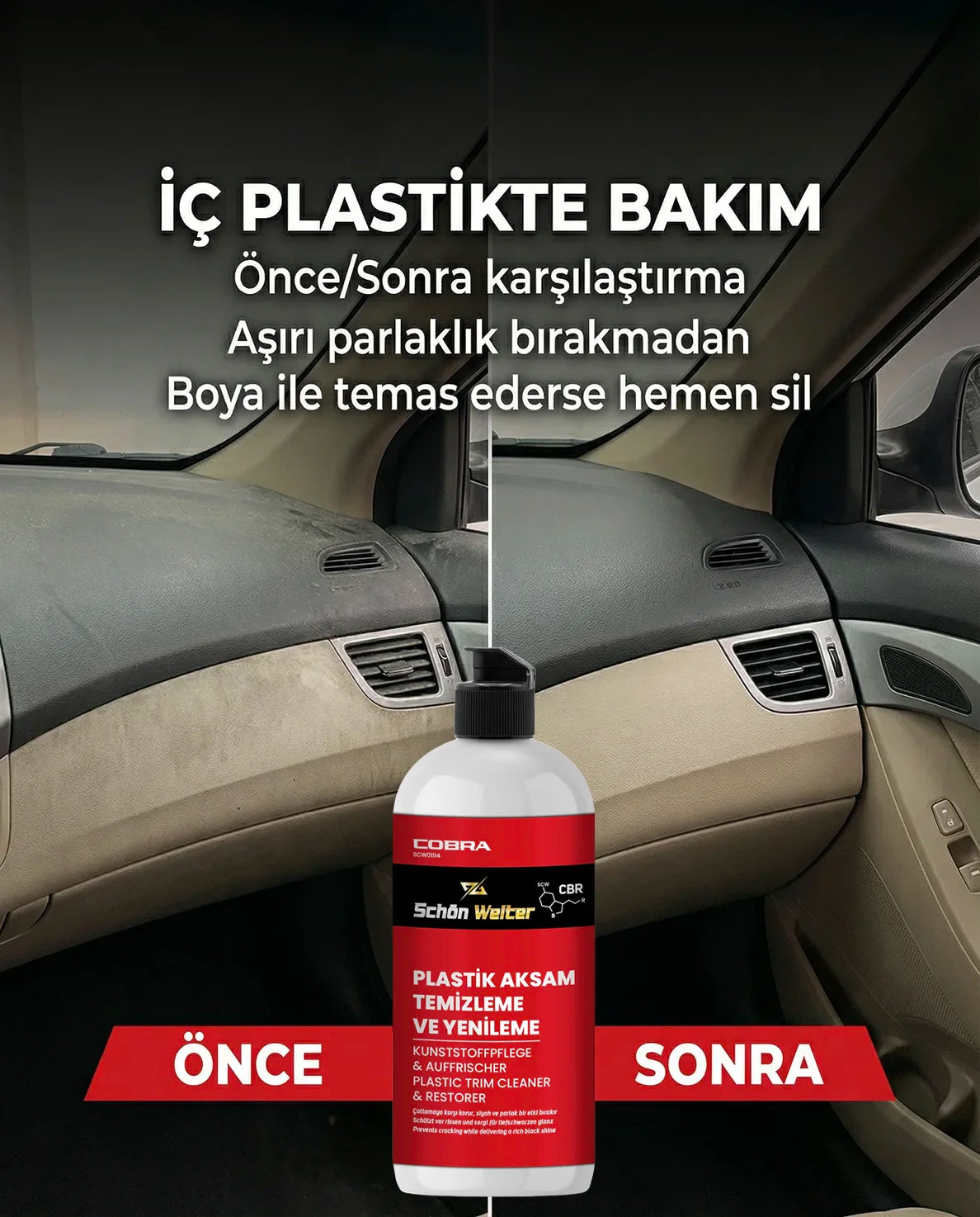 Schön Weiter Fahrzeug Auto Kunststoffteile Reinigungs- und Erneuerungsgel 500 ml (Cobra)