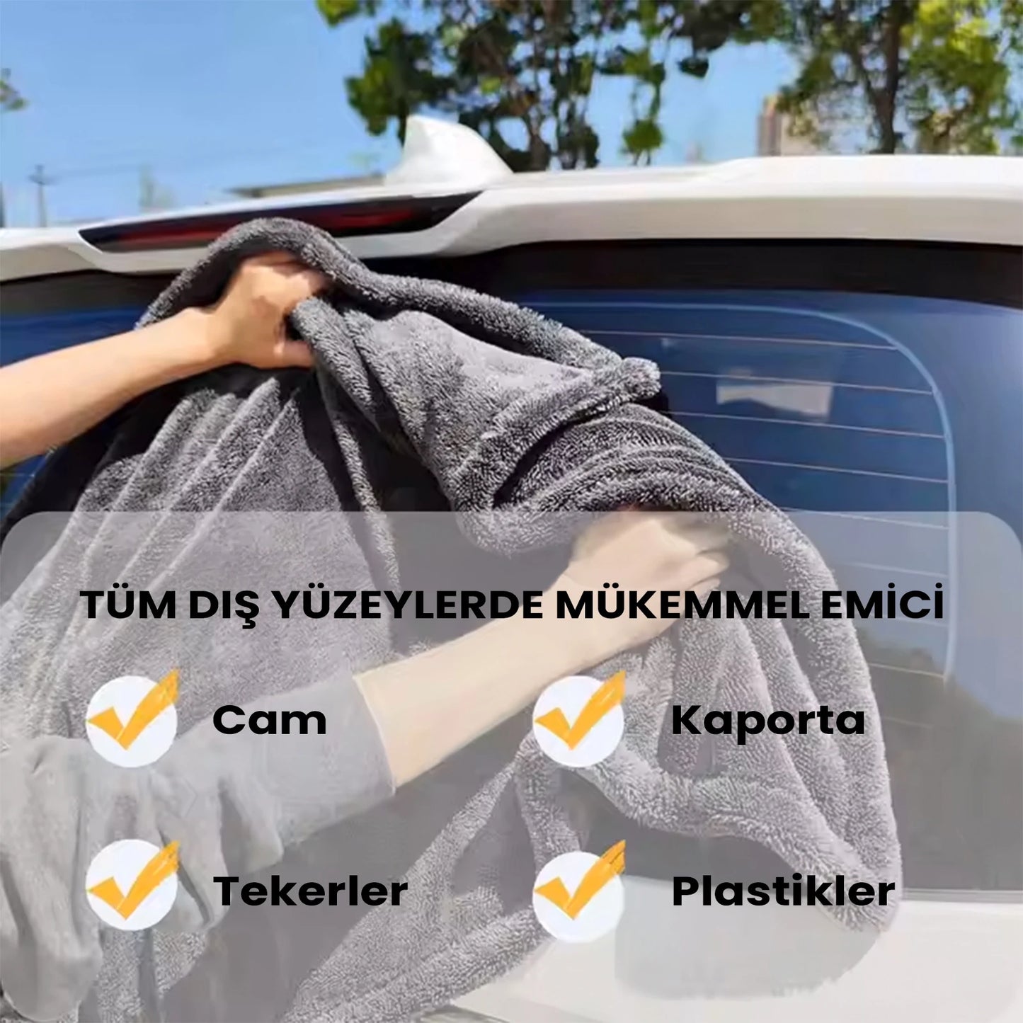 Schön Weiter Fahrzeug Auto Mikrofasertuch 50x80 – Doppelseitiges Trockentuch