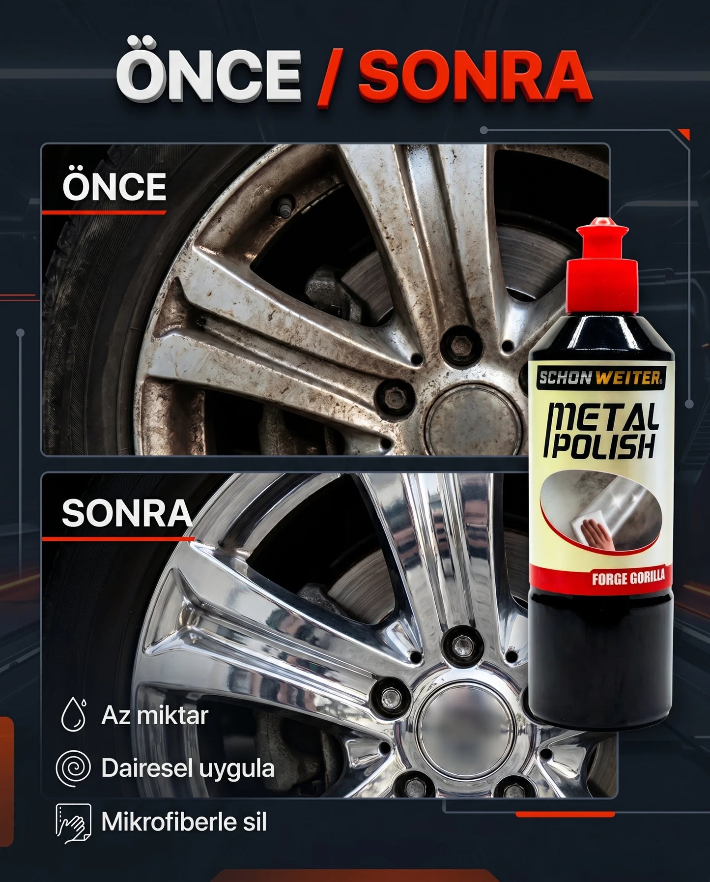 Schön Weiter Fahrzeug Auto Metall Polierer 250 ml (Forge Gorilla)