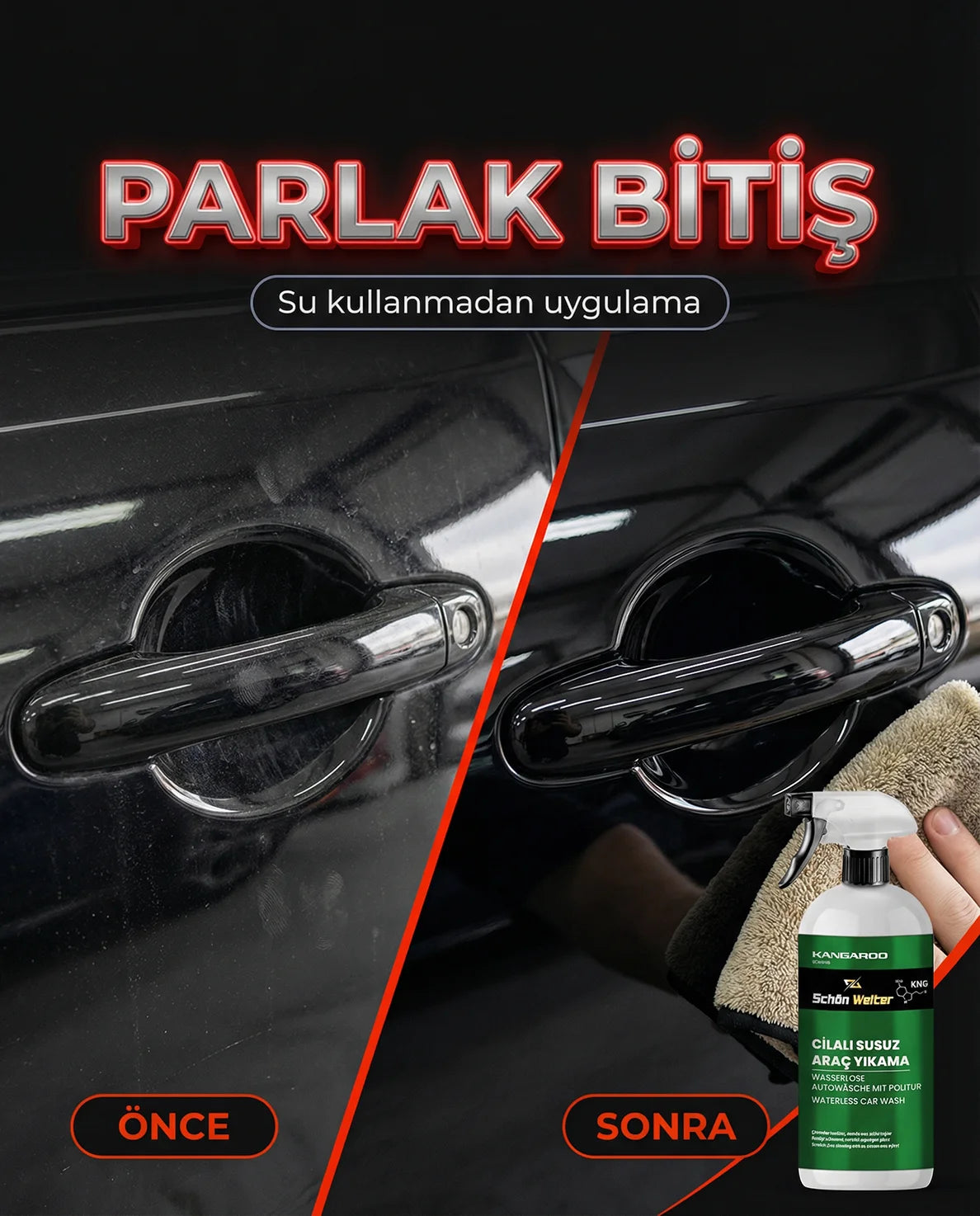Schön Weiter Vehicle Auto Polish Wasserloses Autowaschspray 500 ml (Känguru)