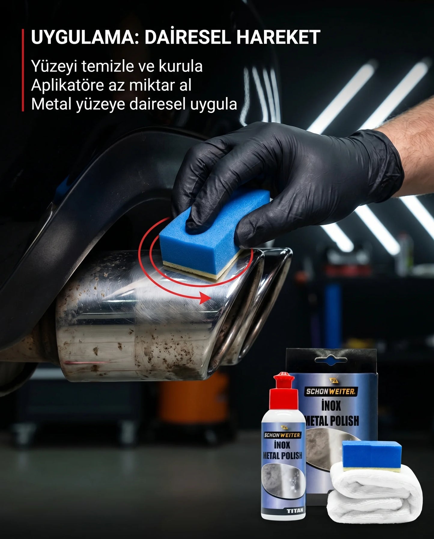 Schön Weiter Fahrzeug Auto Metall Polierset 100 ml (TITAN)