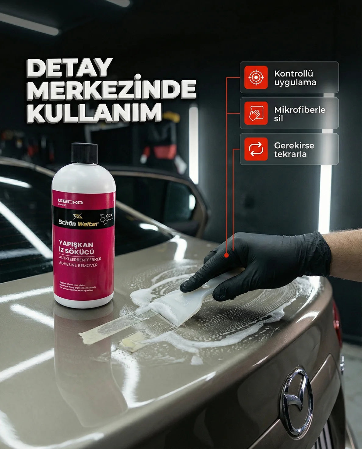 Schön Weiter Fahrzeug-Auto-Klebeetiketten-Spurenentferner-Spray, 500 ml (Gecko)