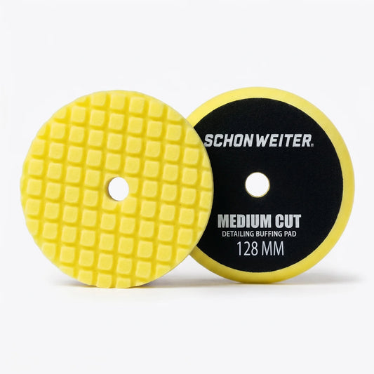 Schön Weiter Vehicle Auto Orbital Medium – Medium Cut Scratch Remover Paste Polierschwamm Gelb 5 Zoll – 128 mm