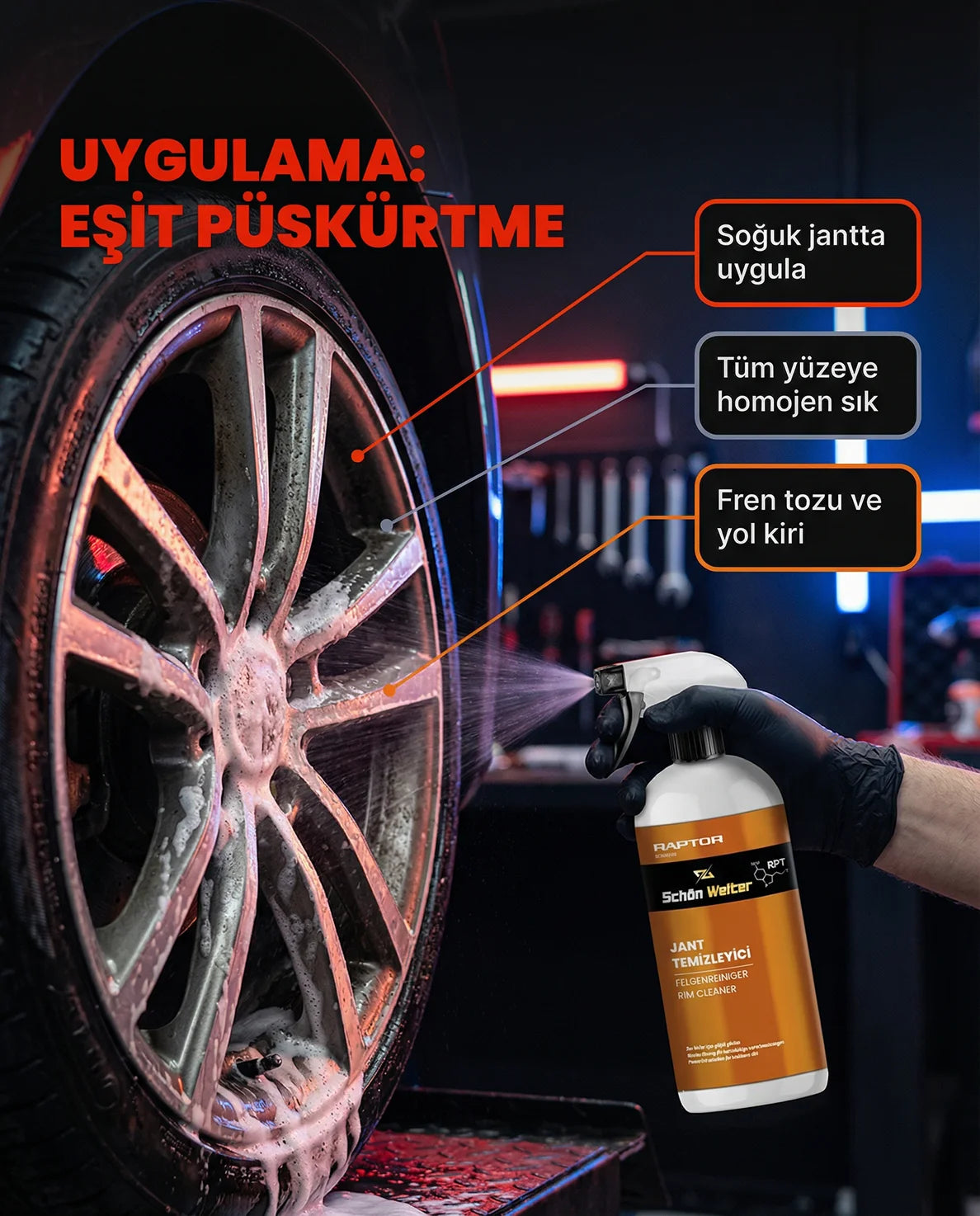 Schön Weiter Fahrzeug Auto Felgenreiniger Spray 500ml (Raptor)