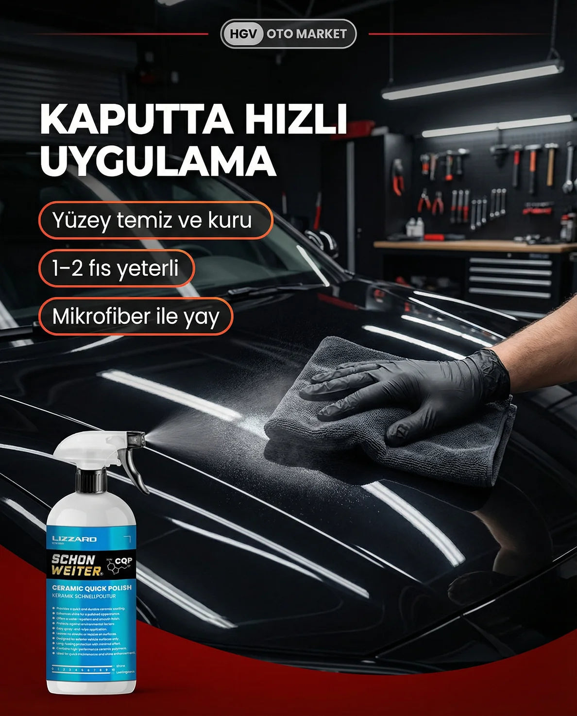 Schön Weiter Fahrzeug Auto Keramik Schnellpolierspray 500 ml (LIZZARD)