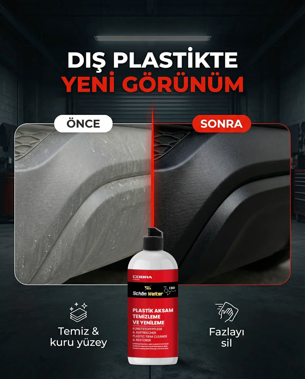 Schön Weiter Fahrzeug Auto Kunststoffteile Reinigungs- und Erneuerungsgel 500 ml (Cobra)