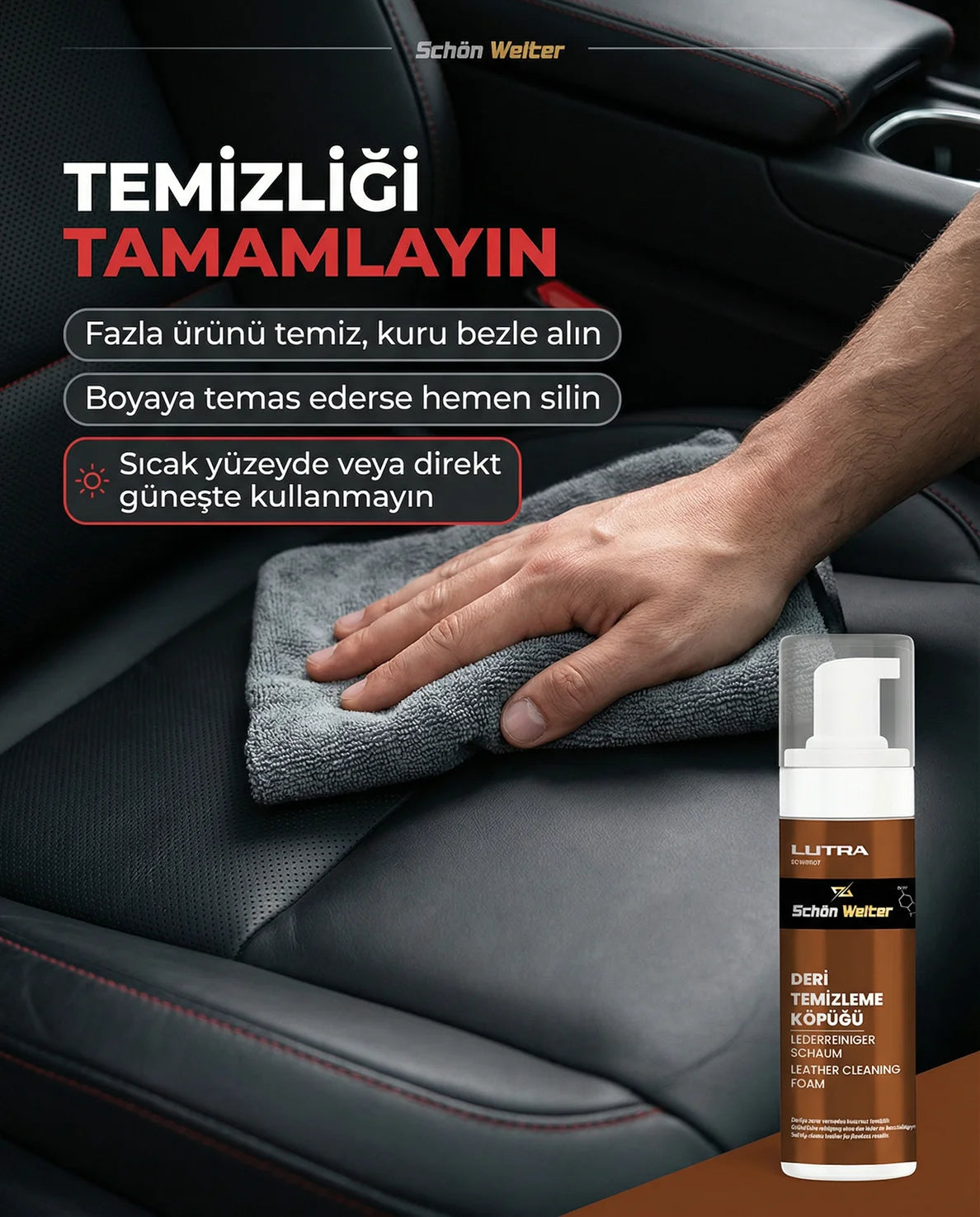 Schön Weiter Fahrzeug Auto Leder Reinigungsschaum APC 200ml (Lutra)