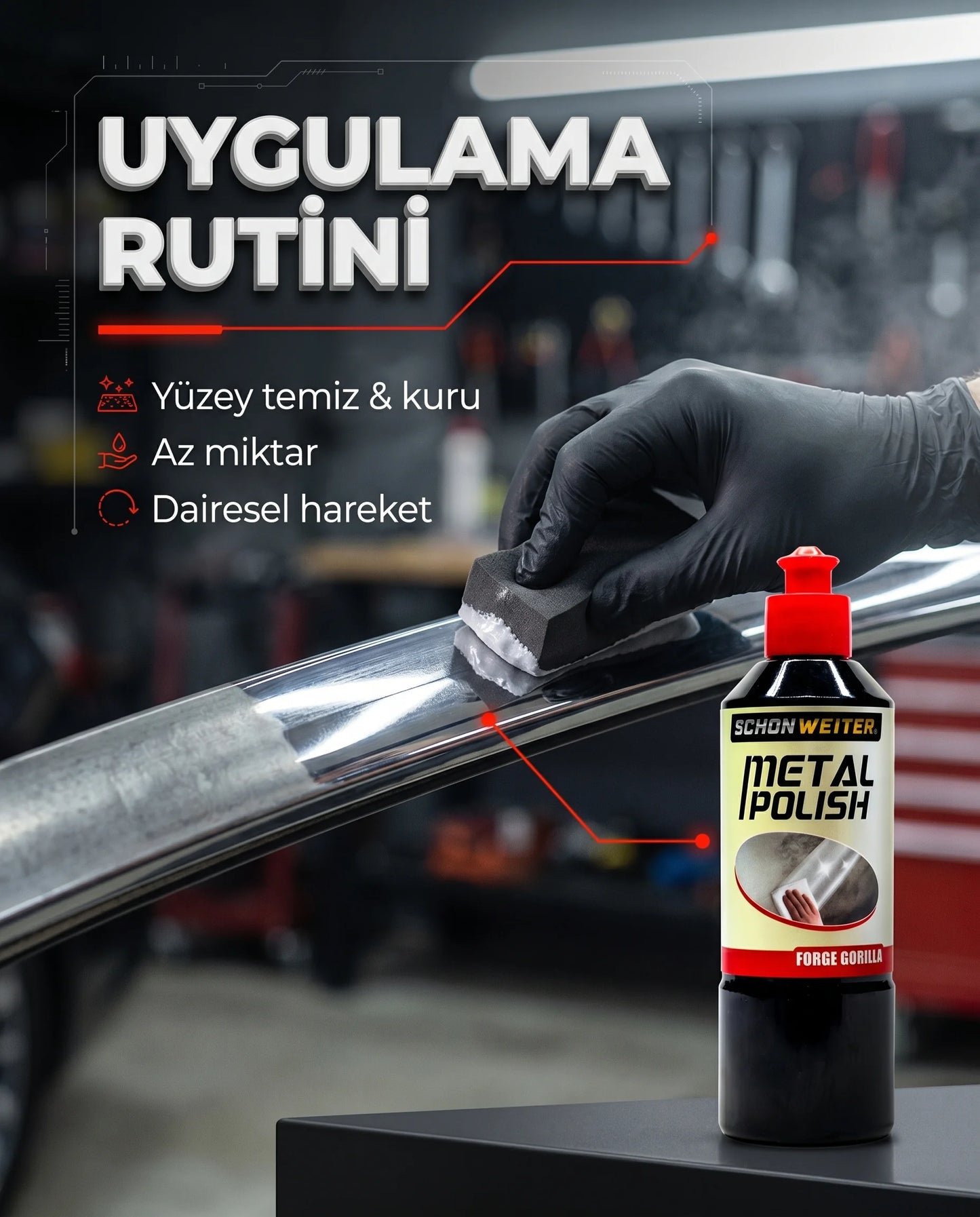 Schön Weiter Fahrzeug Auto Metall Polierer 250 ml (Forge Gorilla)