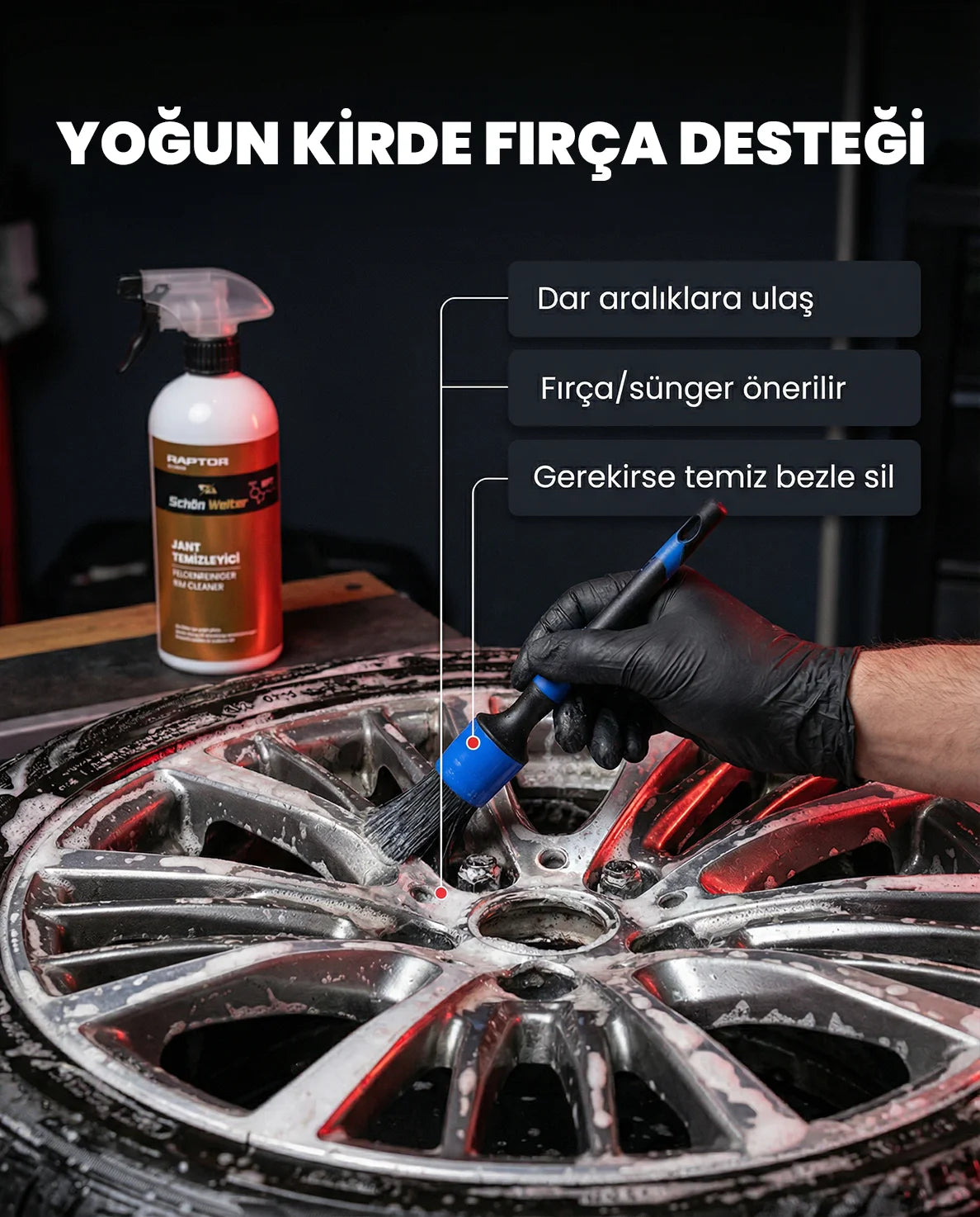 Schön Weiter Fahrzeug Auto Felgenreiniger Spray 500ml (Raptor)