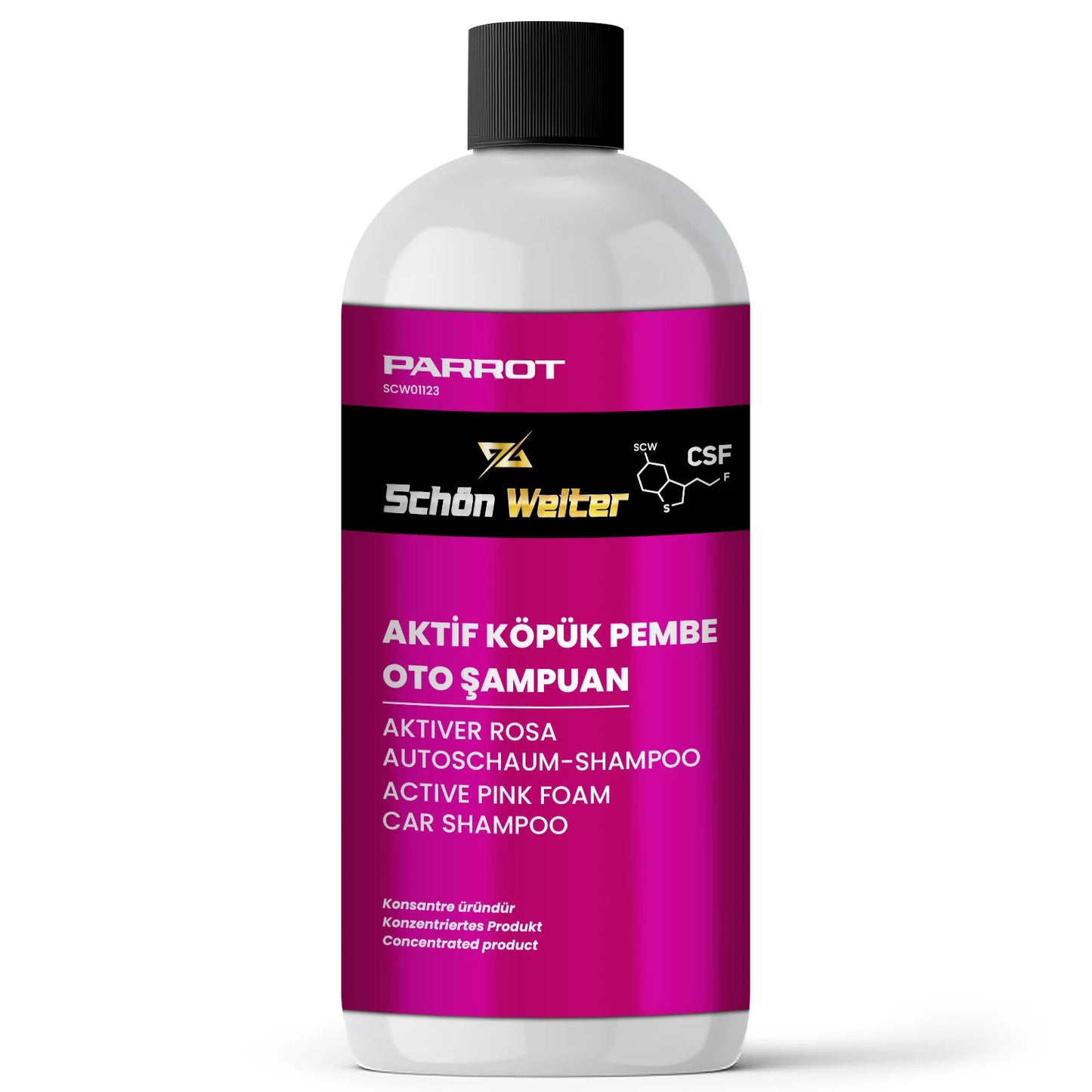 Schön Weiter Vehicle Auto Active Foam Pink Auto Shampoo 500ml (Papagei)