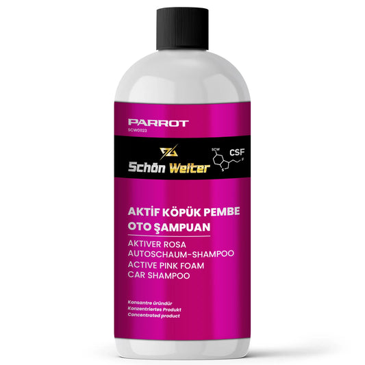 Schön Weiter Vehicle Auto Active Foam Pink Auto Shampoo 500ml (Papagei)