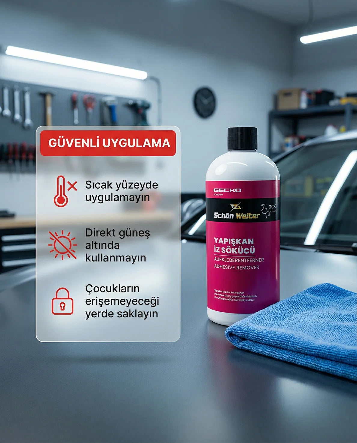Schön Weiter Fahrzeug-Auto-Klebeetiketten-Spurenentferner-Spray, 500 ml (Gecko)